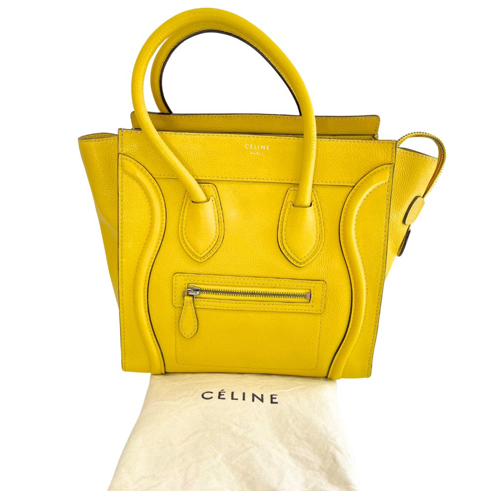 Celine Luggage Leather Handbag 167793