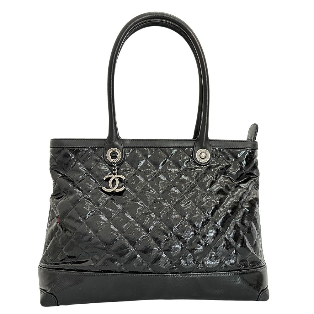 Chanel Cambon Patent Leather Tote Bag