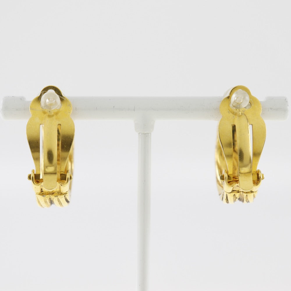 Chanel Gold Plated Earrings 93P