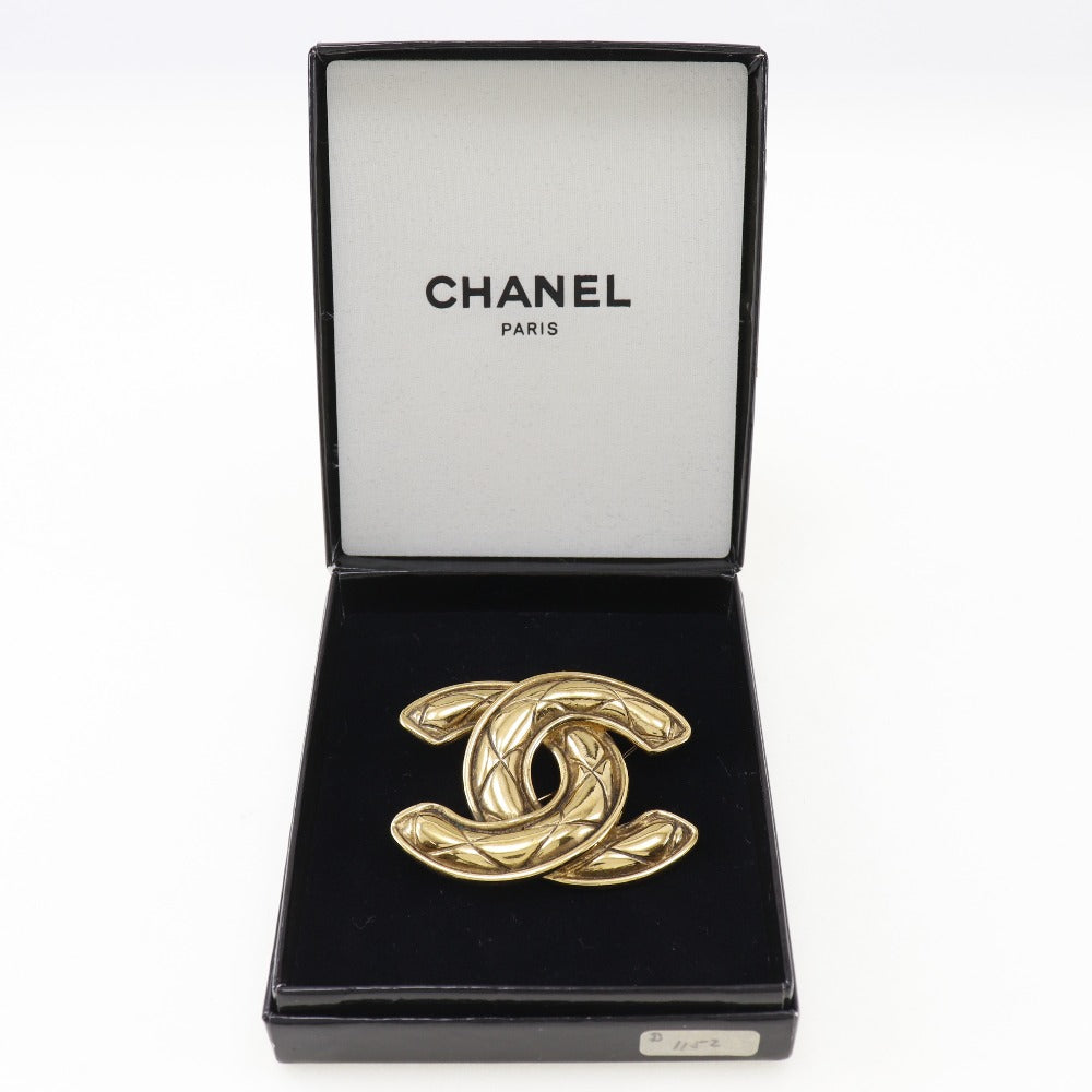 Chanel Coco Mark Brooch Gold Plated