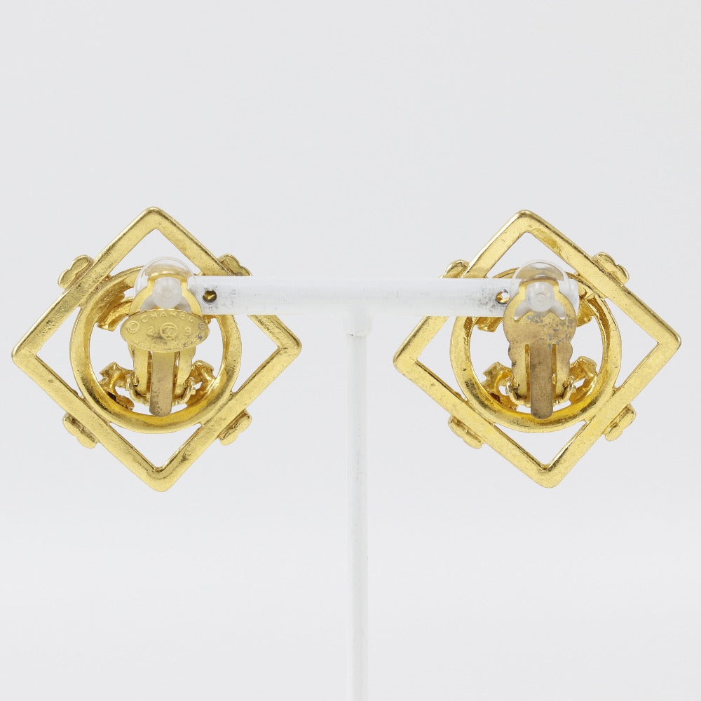 Chanel Gold Plated Earrings