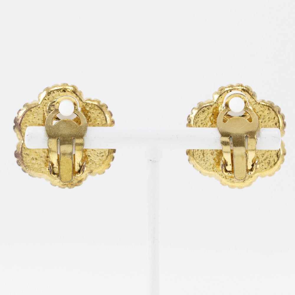 Chanel Vintage Gold Plated Earrings 96A