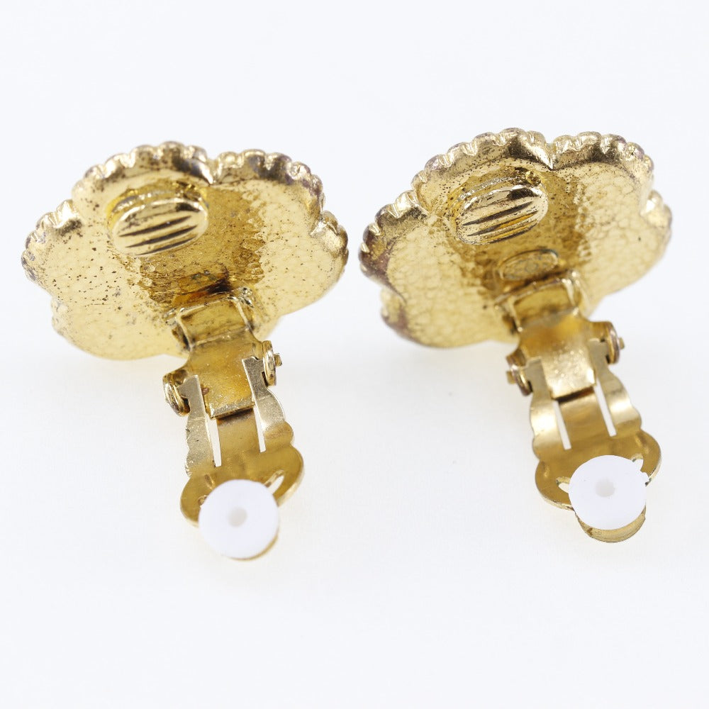 Chanel Vintage Gold Plated Earrings 96A