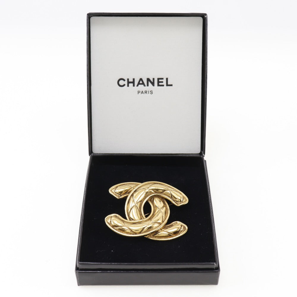 Chanel Gold Plated Coco Mark Brooch