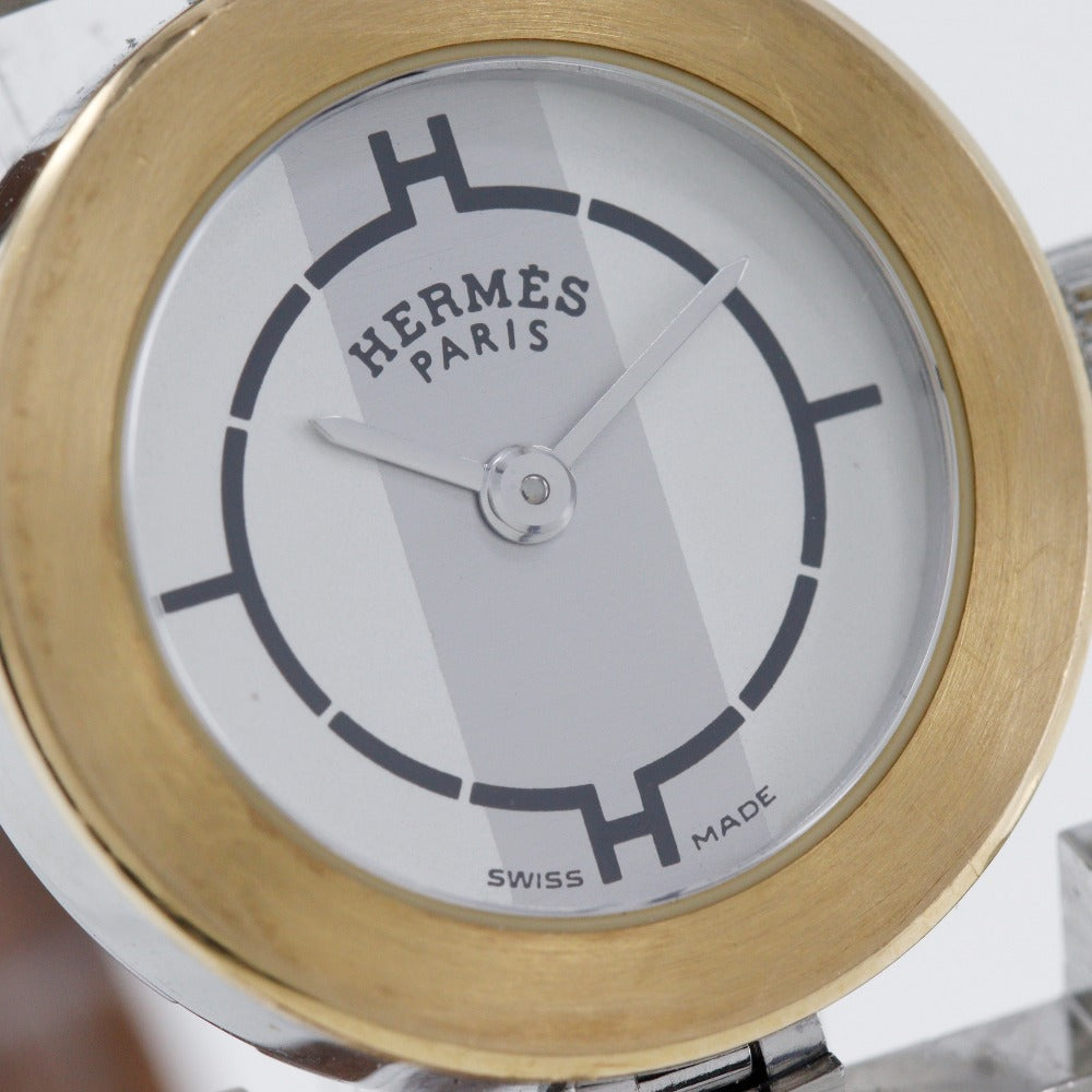 Hermes Paprika Quartz Watch Stainless Steel/Leather