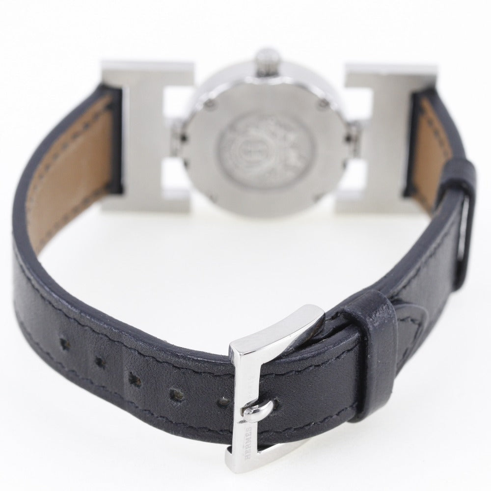 Hermes Paprika Quartz Watch Stainless Steel/Leather