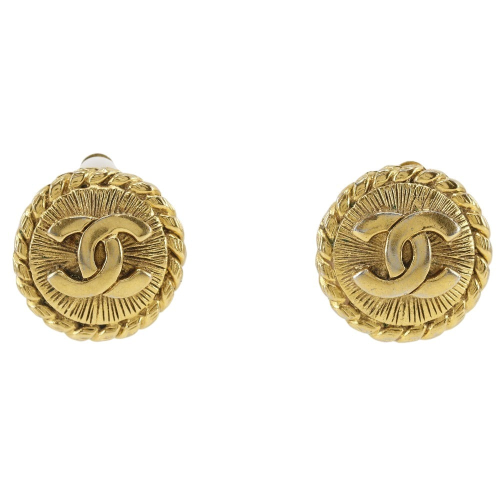 Chanel Gold Plated Earrings