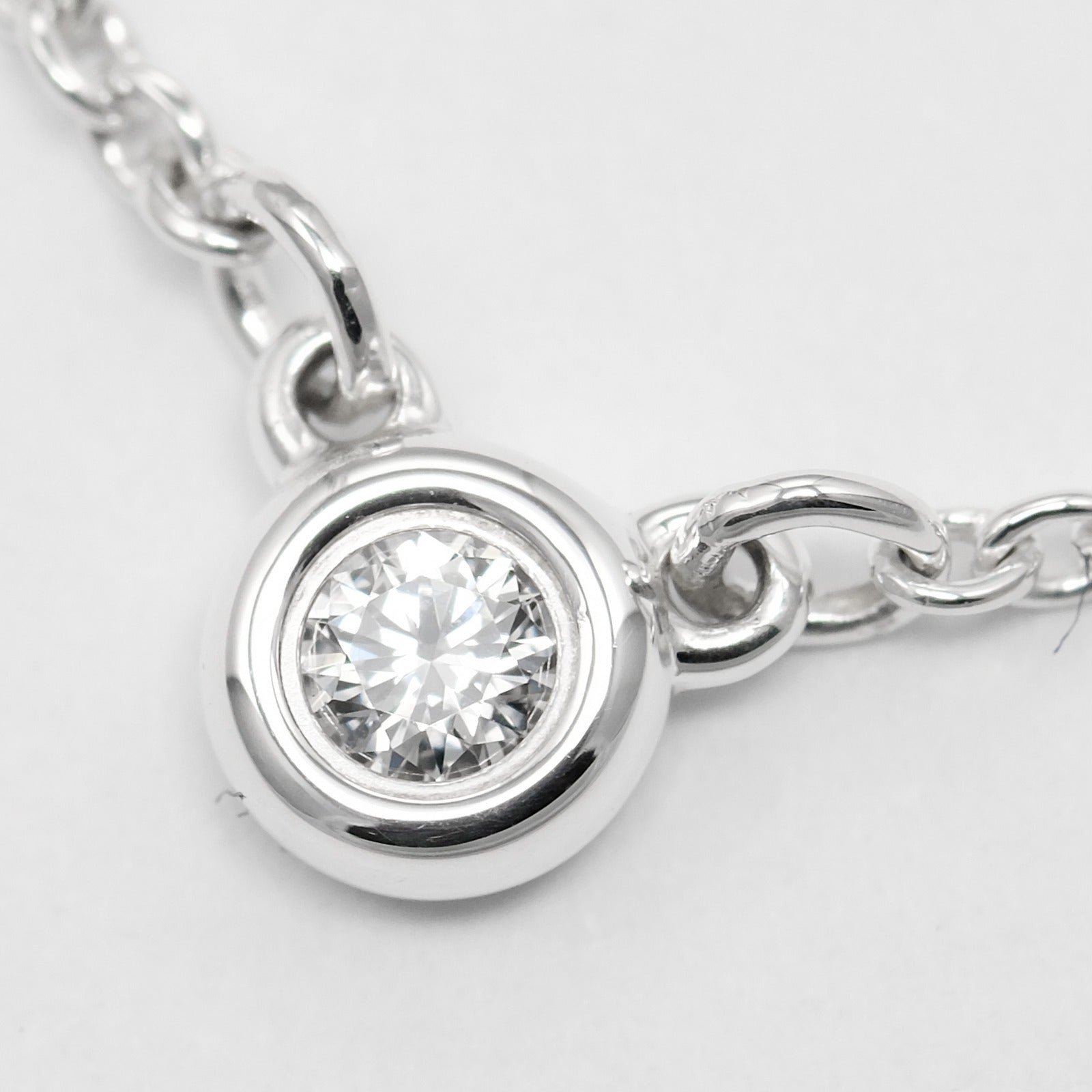 Tiffany & Co Silver 925 Diamond Necklace