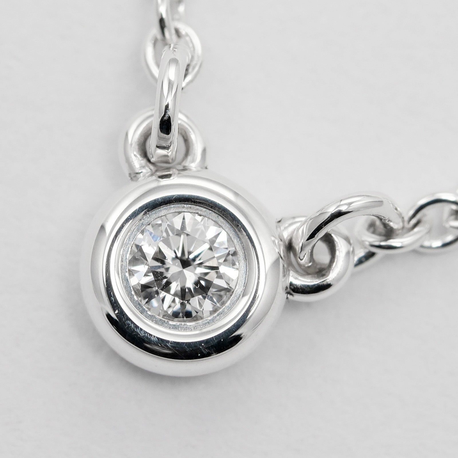 Tiffany & Co Silver 925 Diamond Necklace