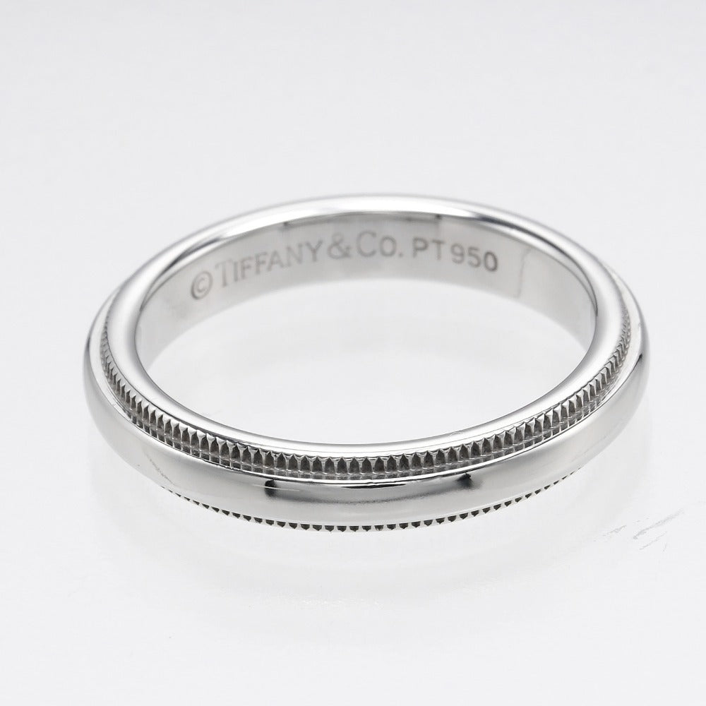 Tiffany & Co Together Milgrain 3mm Ring Pt950