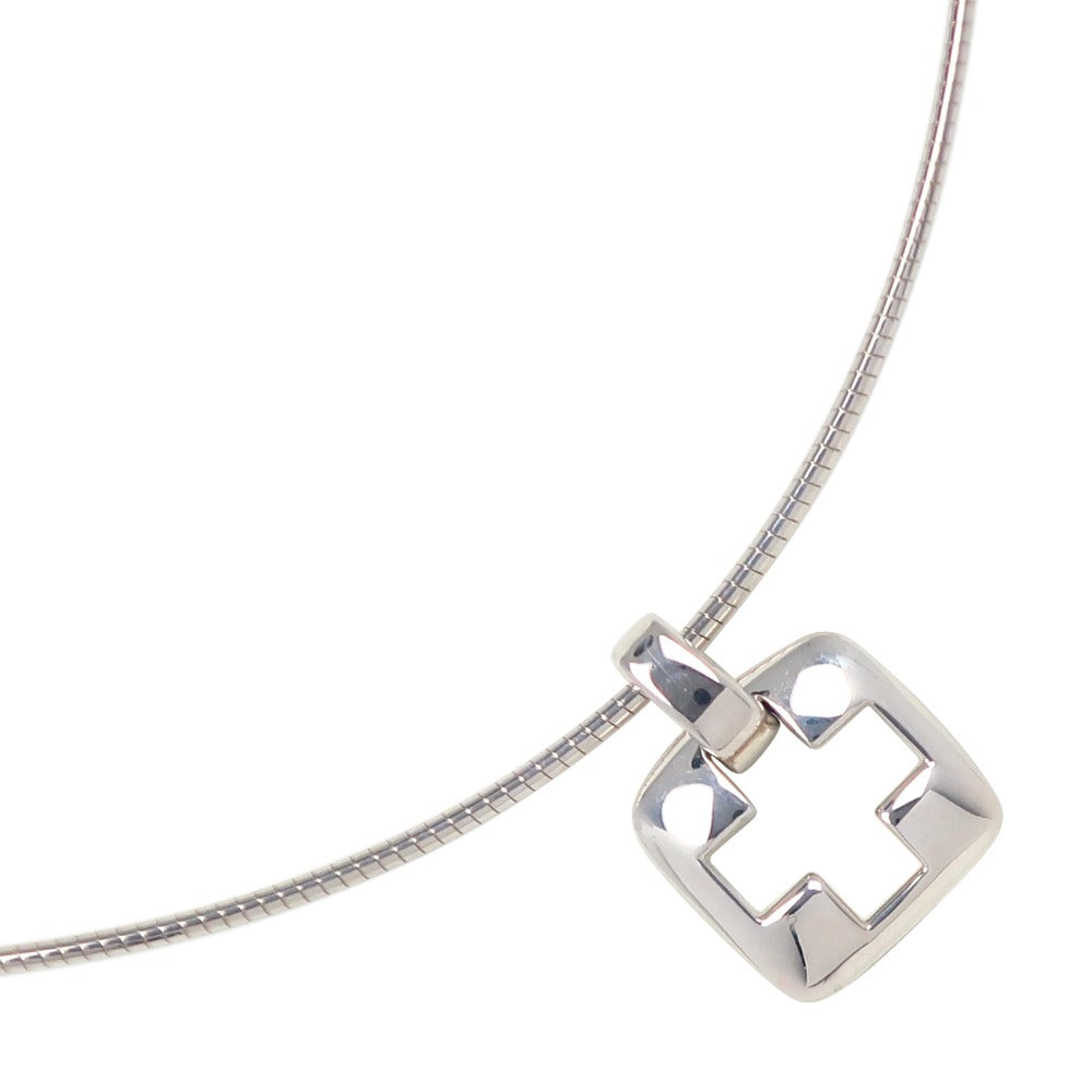 Tiffany & Co Cutout Cross Pendant Necklace Metal Necklace in Excellent condition