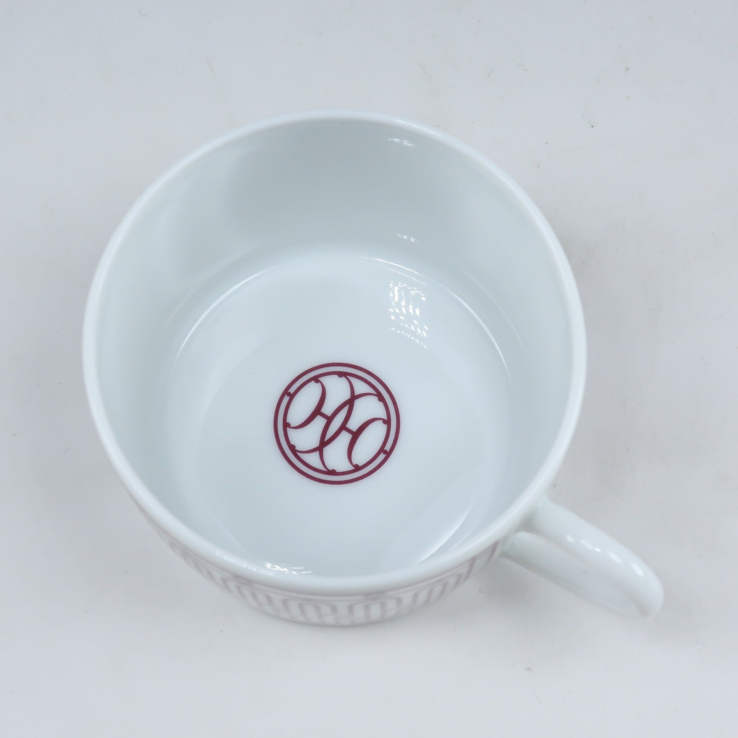 Hermes H Deco Rouge Cup & Saucer