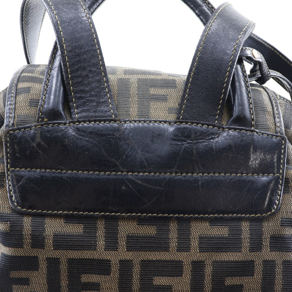 Fendi Canvas Leather Backpack 2way