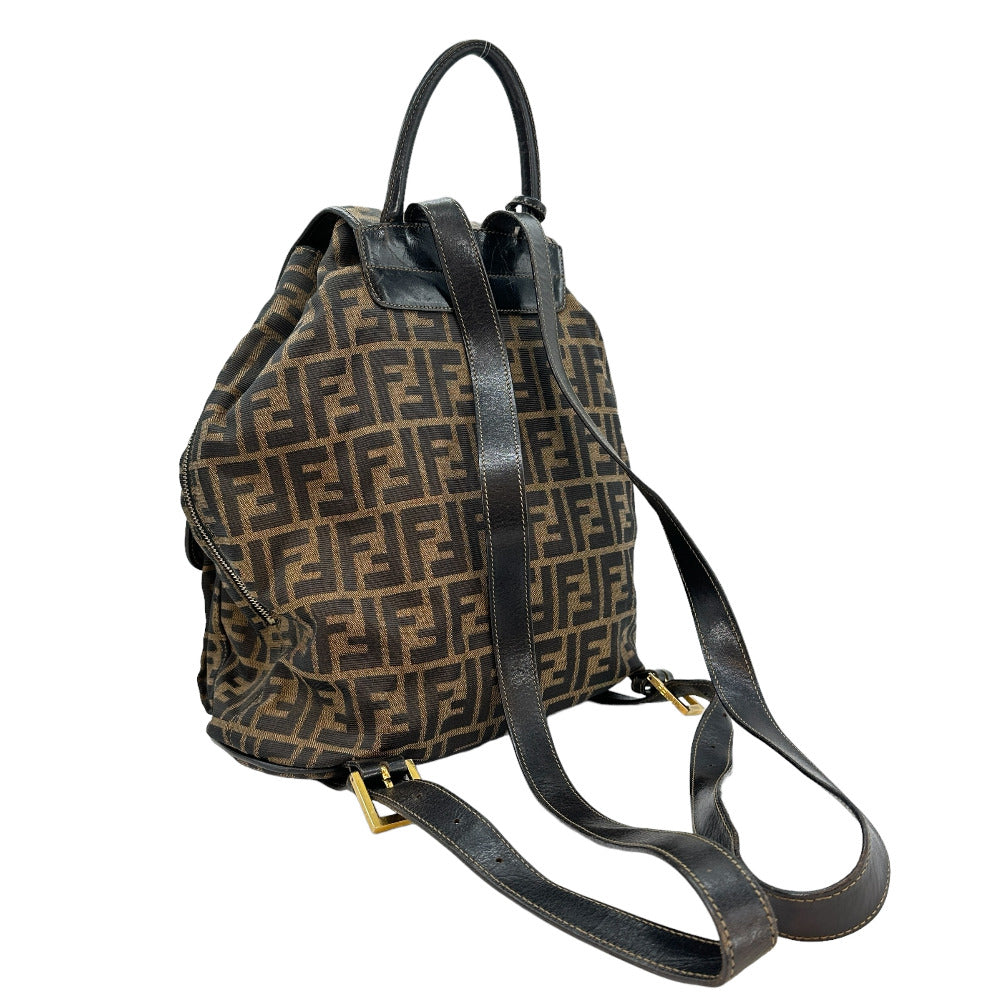 Fendi Canvas Leather Backpack 2way