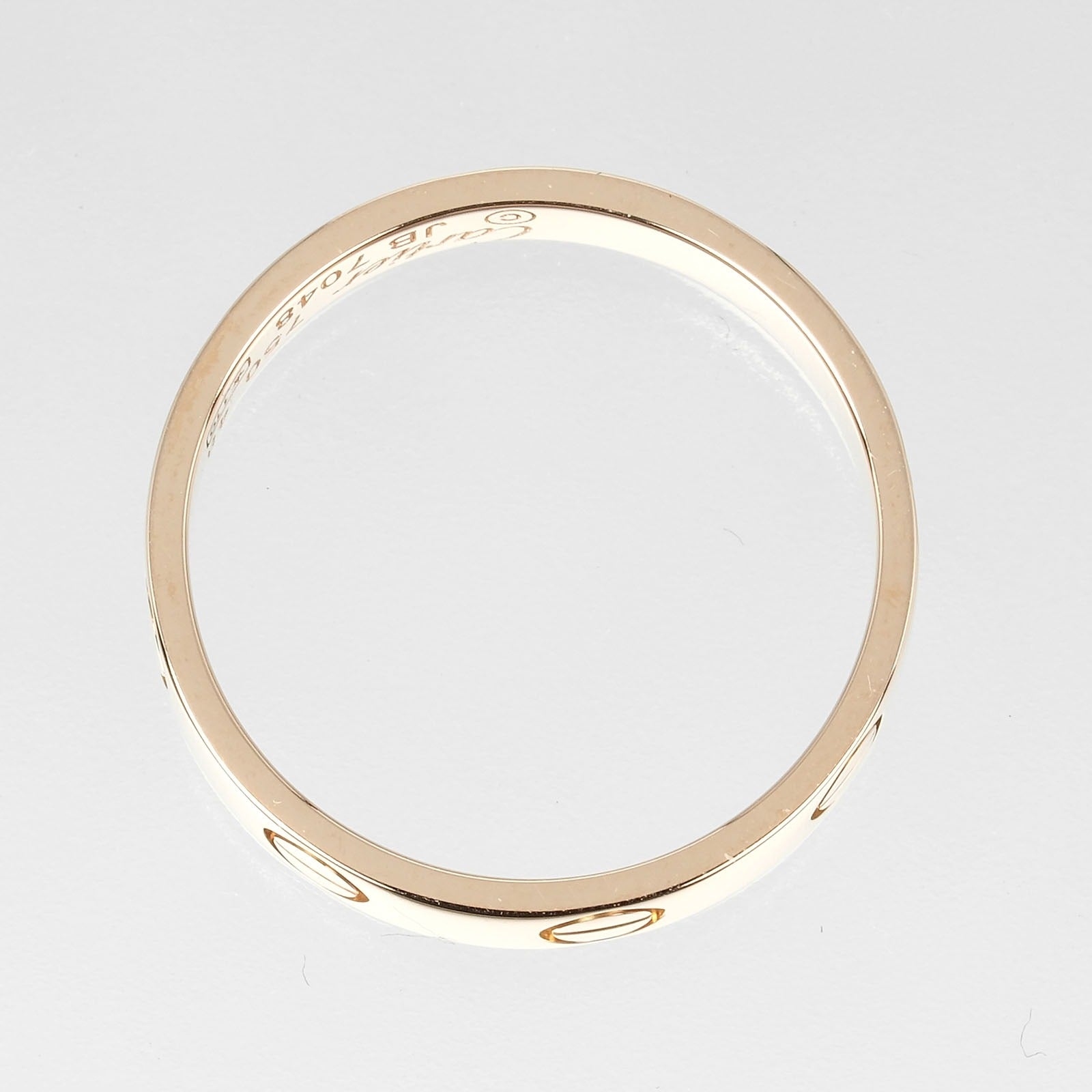 Cartier Mini Love Wedding Ring K18 Pink Gold