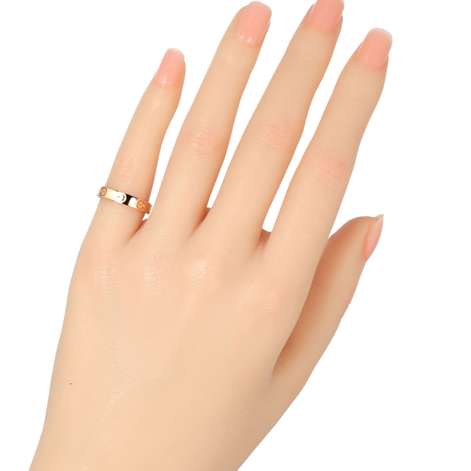 Cartier Mini Love Wedding Ring K18 Pink Gold