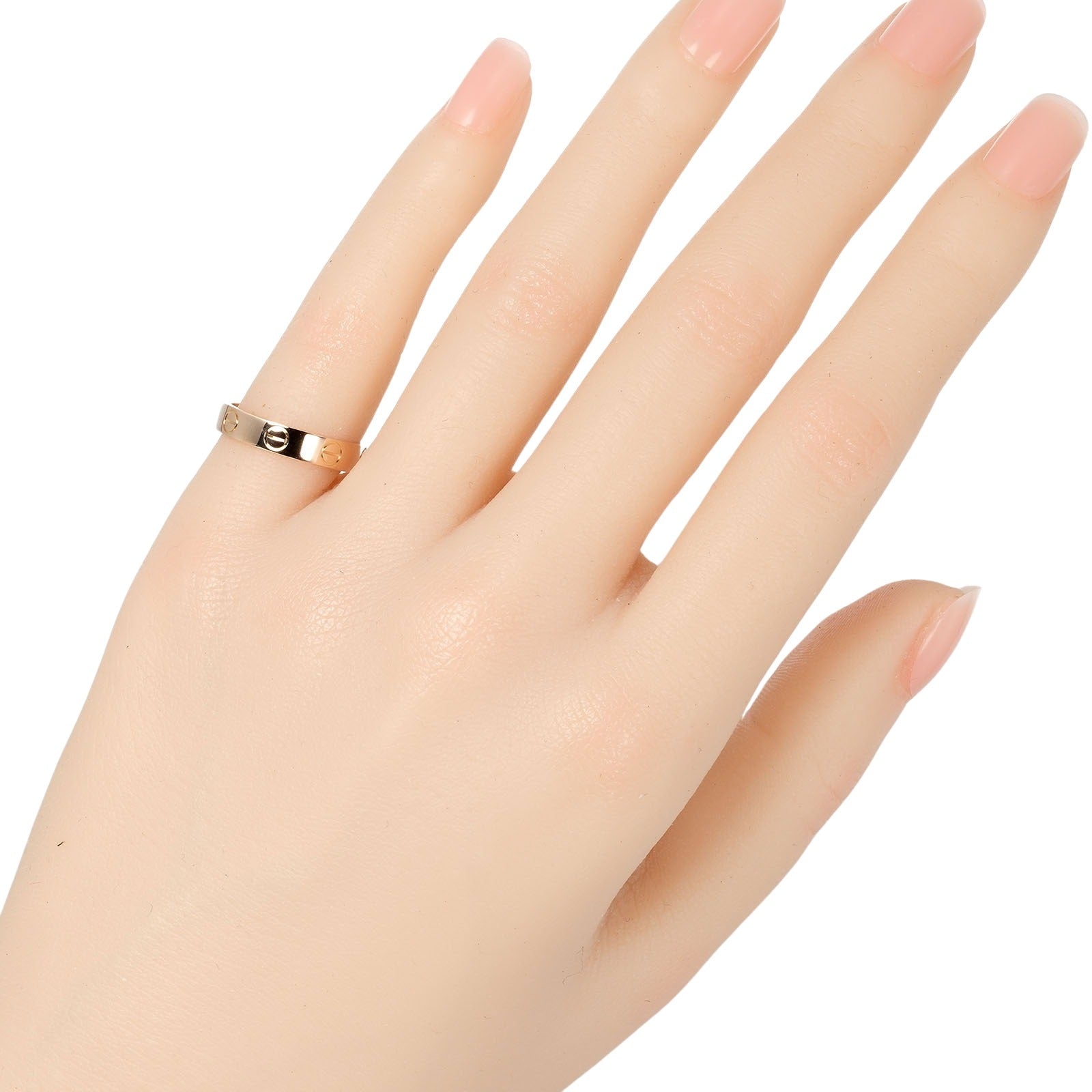 Cartier Mini Love Wedding Ring K18 Pink Gold