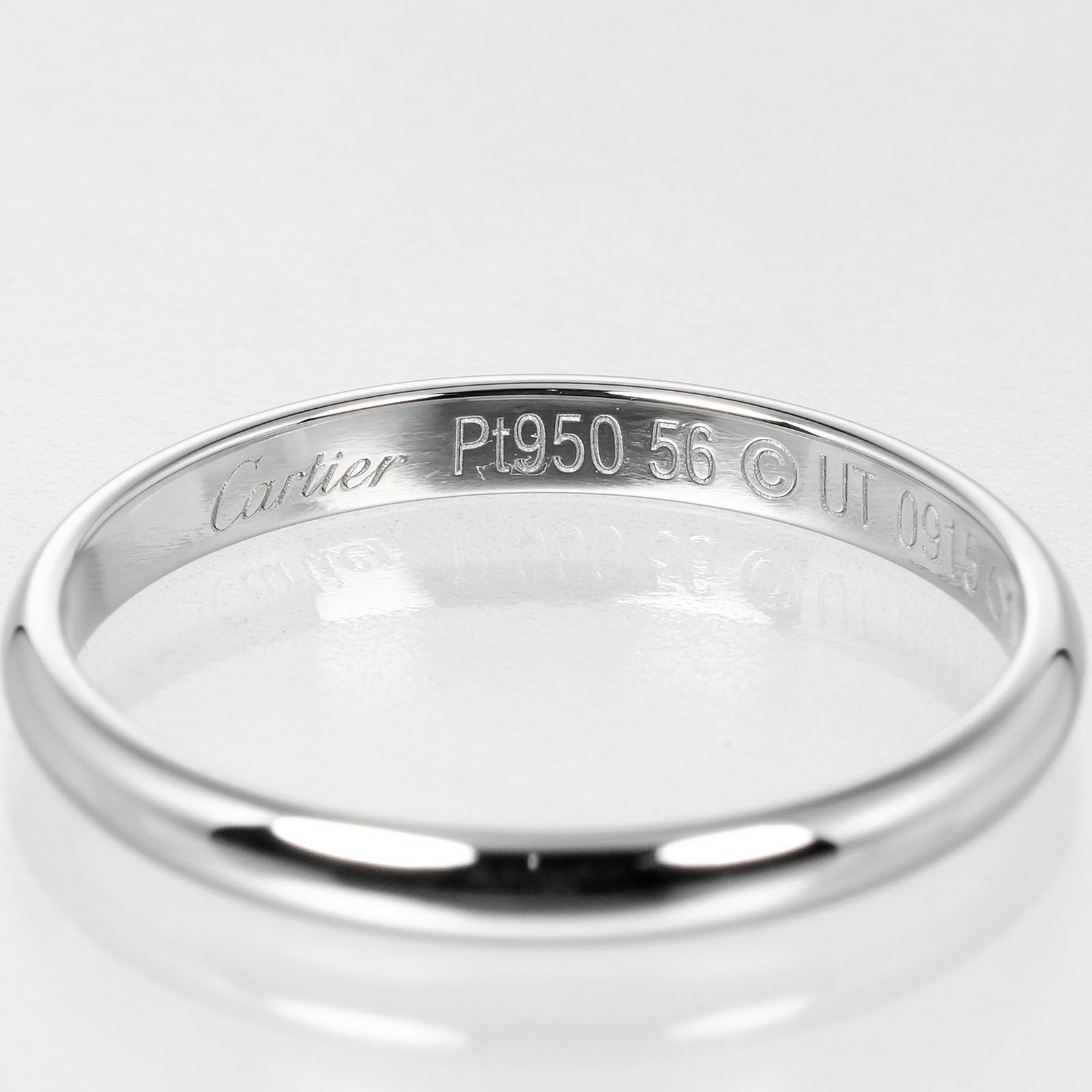 Cartier 1895 Wedding Ring Pt950 Platinum