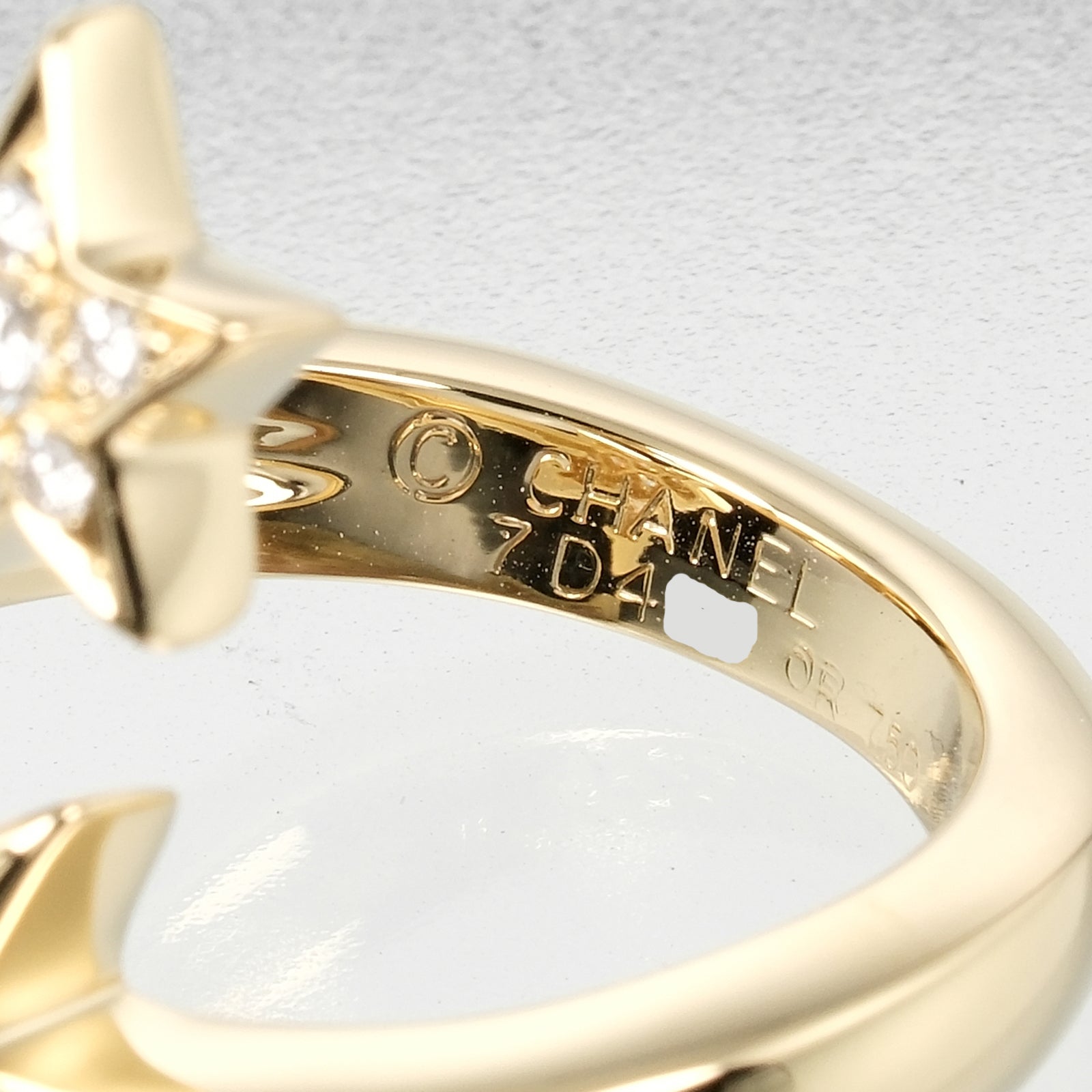 Chanel Comet Ring K18 Yellow Gold Diamond