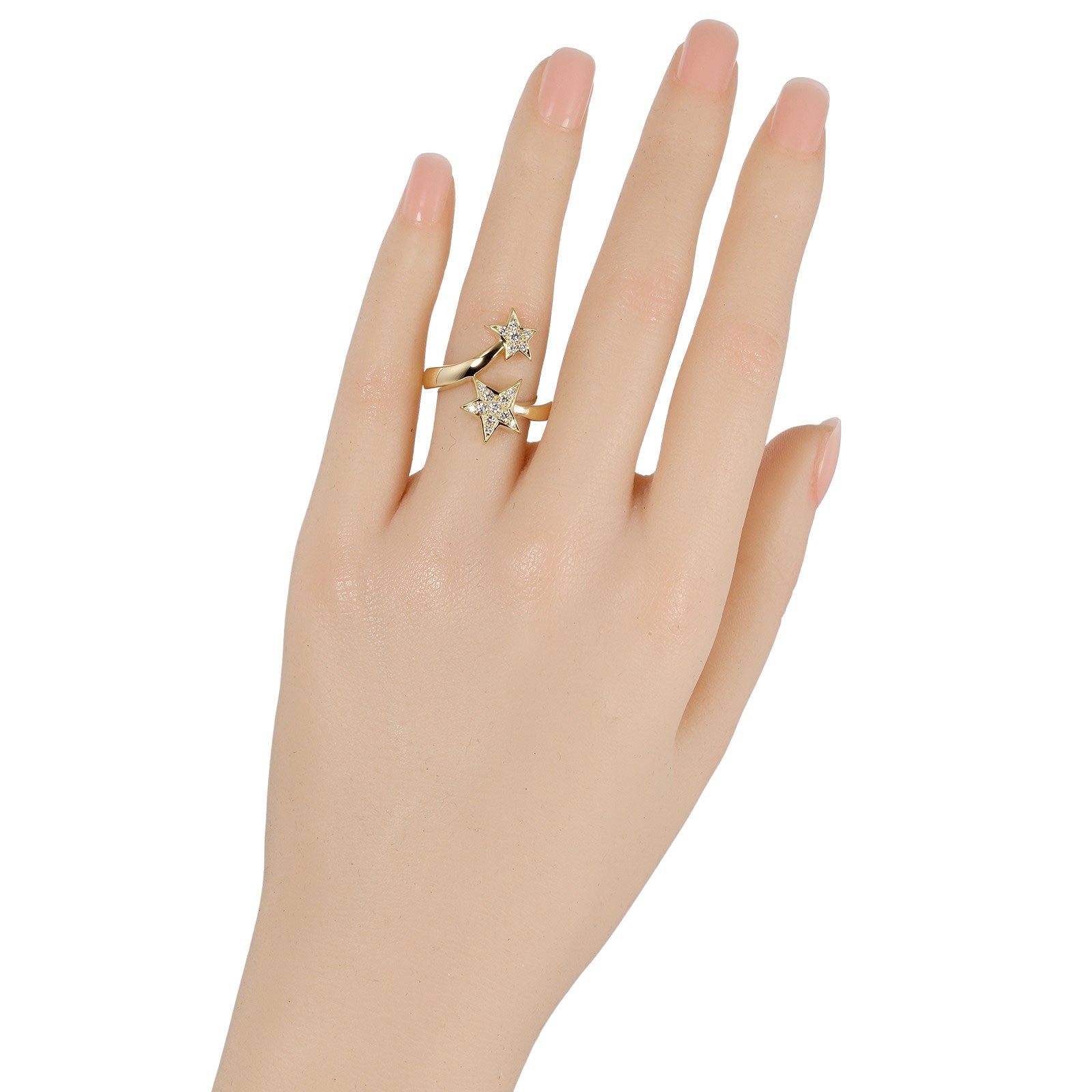 Chanel Comet Ring K18 Yellow Gold Diamond