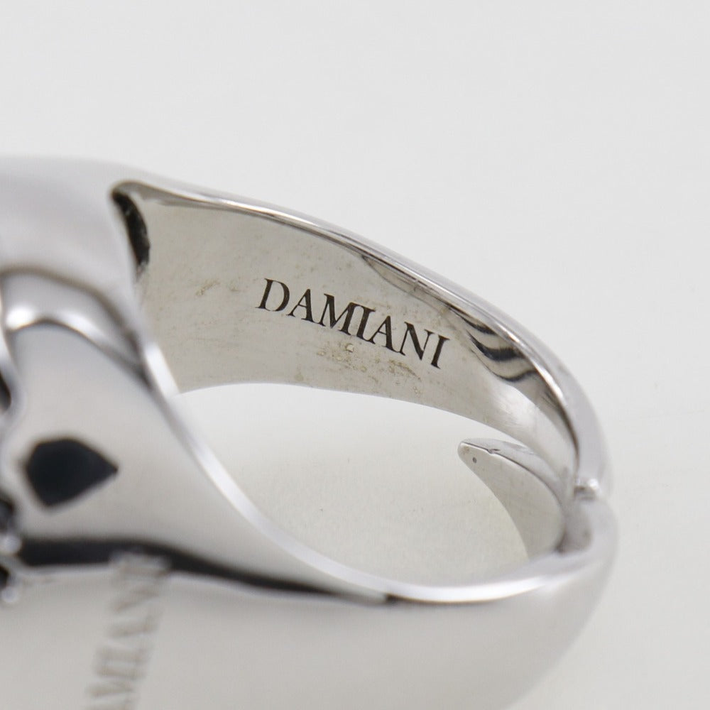 Damiani Silver 925 Onyx Diamond Ring 15