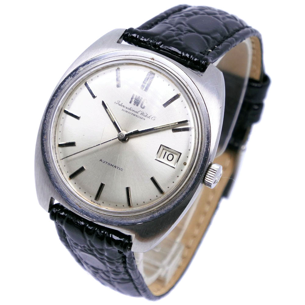 IWC  International Watch Company Old Inter Watch, cal.8541B R819AD, Stainless Steel from Switzerland, Silver Automatic, Silver Dial, Men's, Grade B-  Metal Automatic R819AD in Fair condition