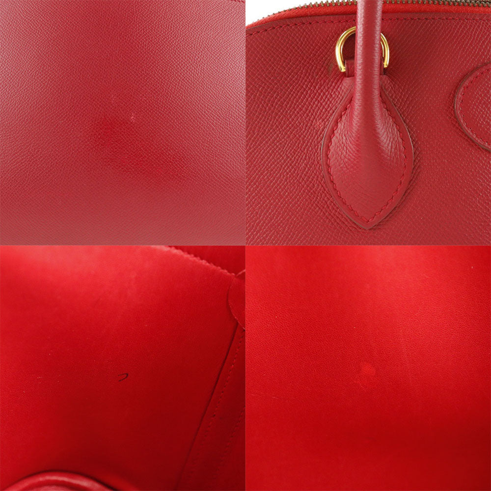 Hermes Bolide 37 Handbag Red