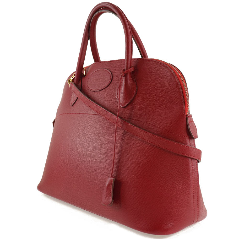 Hermes Bolide 37 Handbag Red