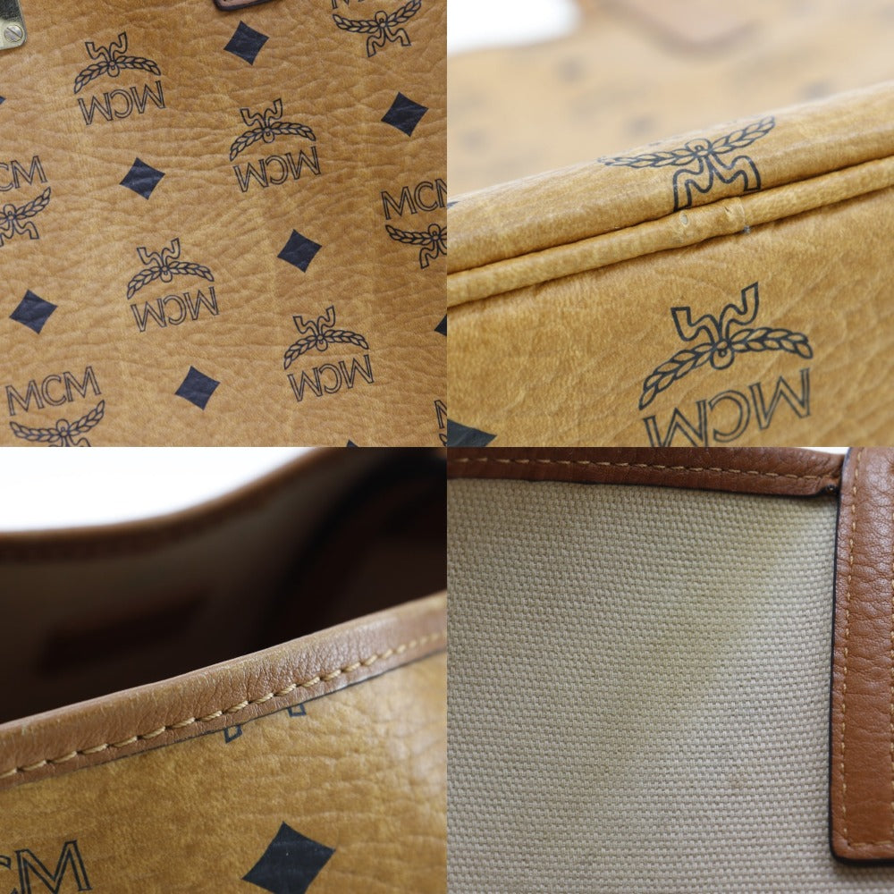 MCM Monogram Canvas Tote Bag