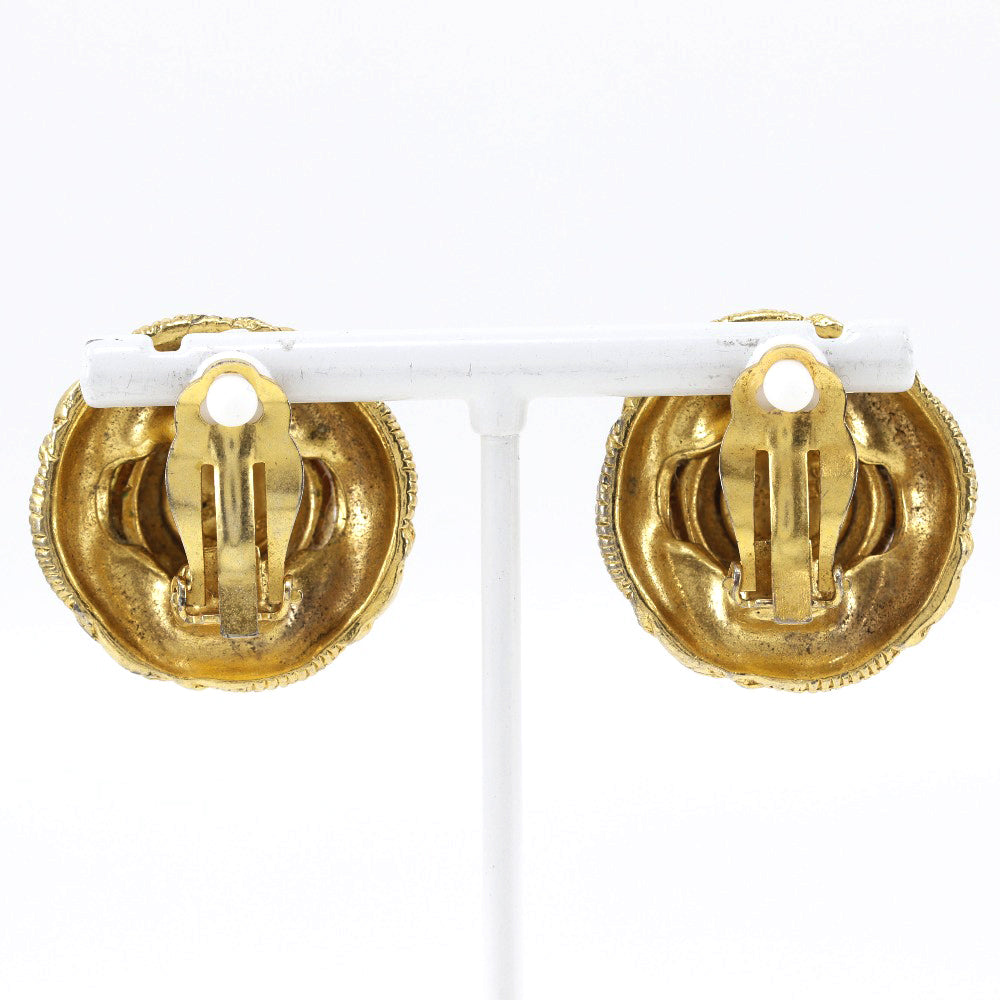 Chanel Gold Plated Earrings