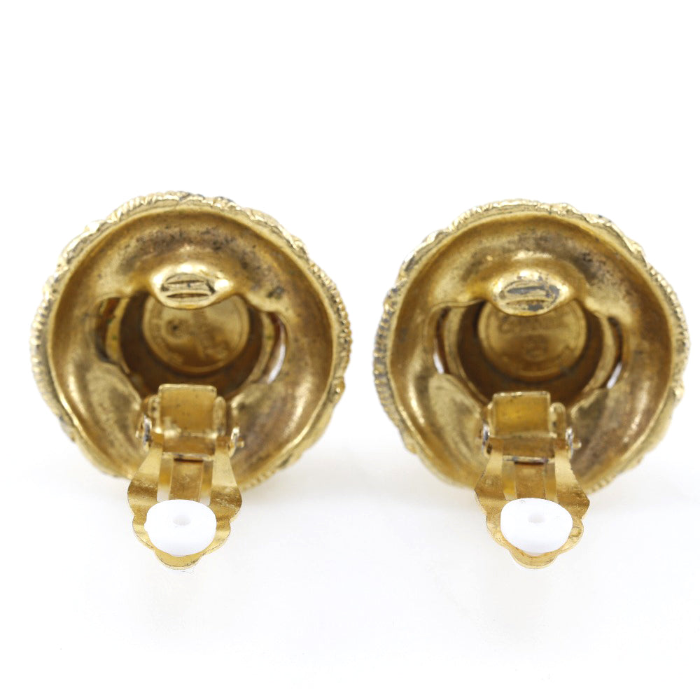 Chanel Gold Plated Earrings