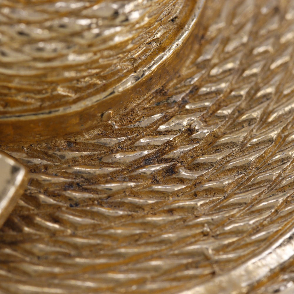 Chanel Gold Plated Straw Hat Brooch