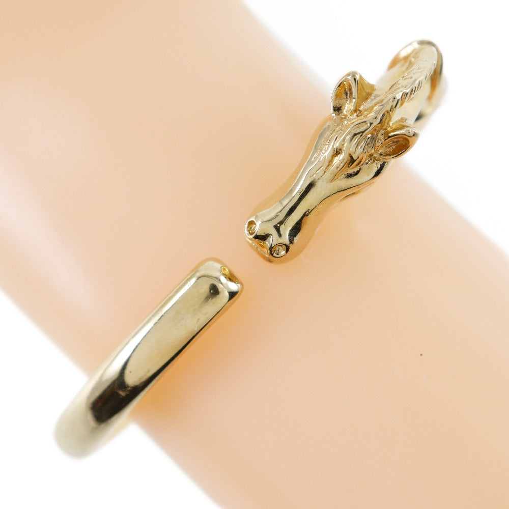Hermes Cheval Horse Bangle Metal Bangle in Good condition