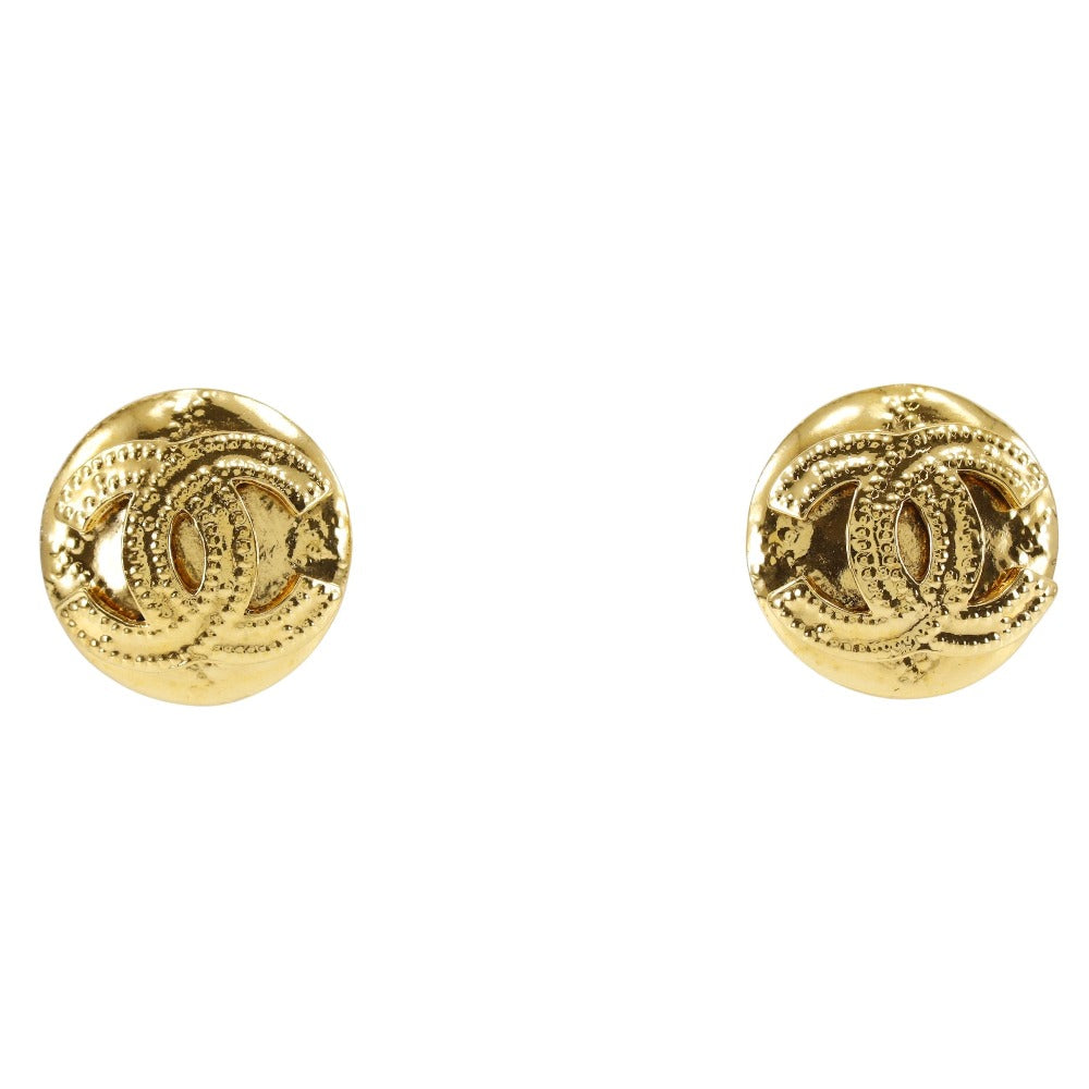 Chanel Gold Plated Earrings