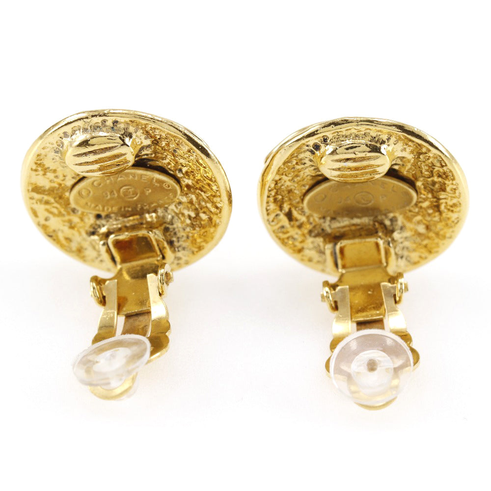 Chanel Gold Plated Earrings