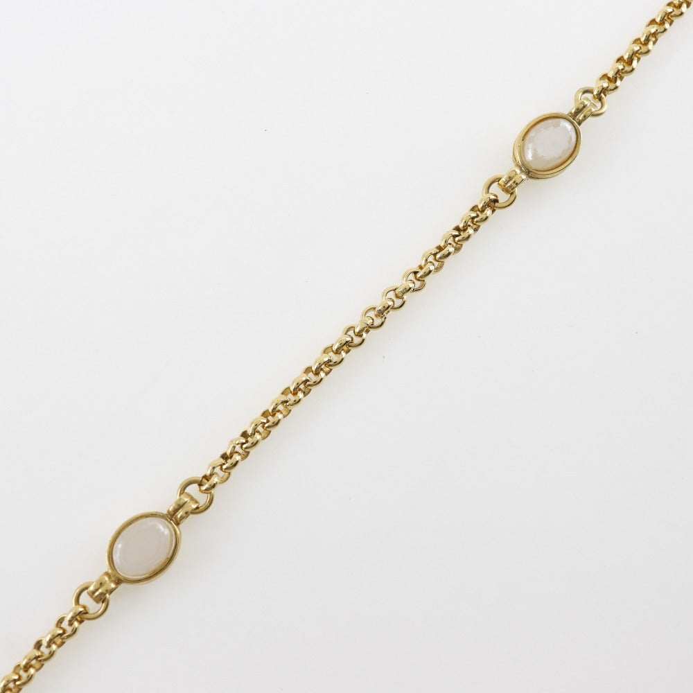 Chanel Gold Plated Faux Pearl Necklace 95A