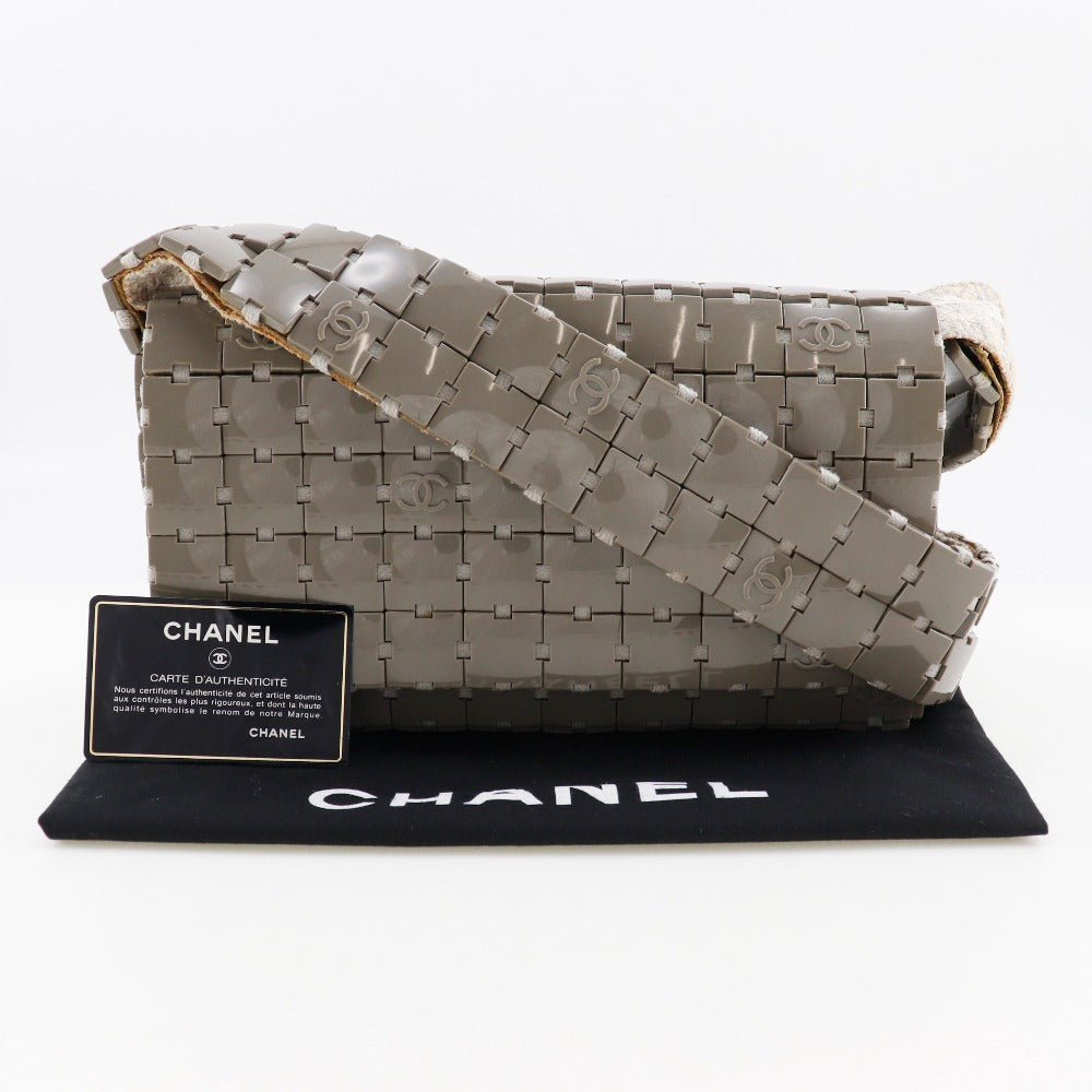 Chanel Puzzle Shoulder Bag Plastic Canvas