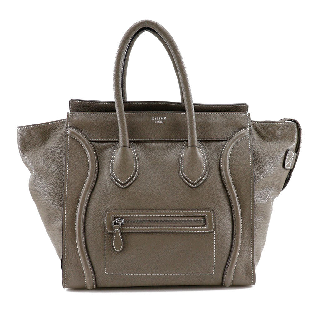 Celine Luggage Mini Leather Tote Bag