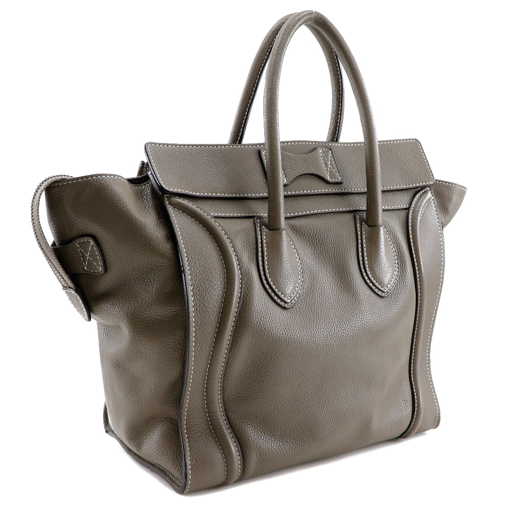 Celine Luggage Mini Leather Tote Bag