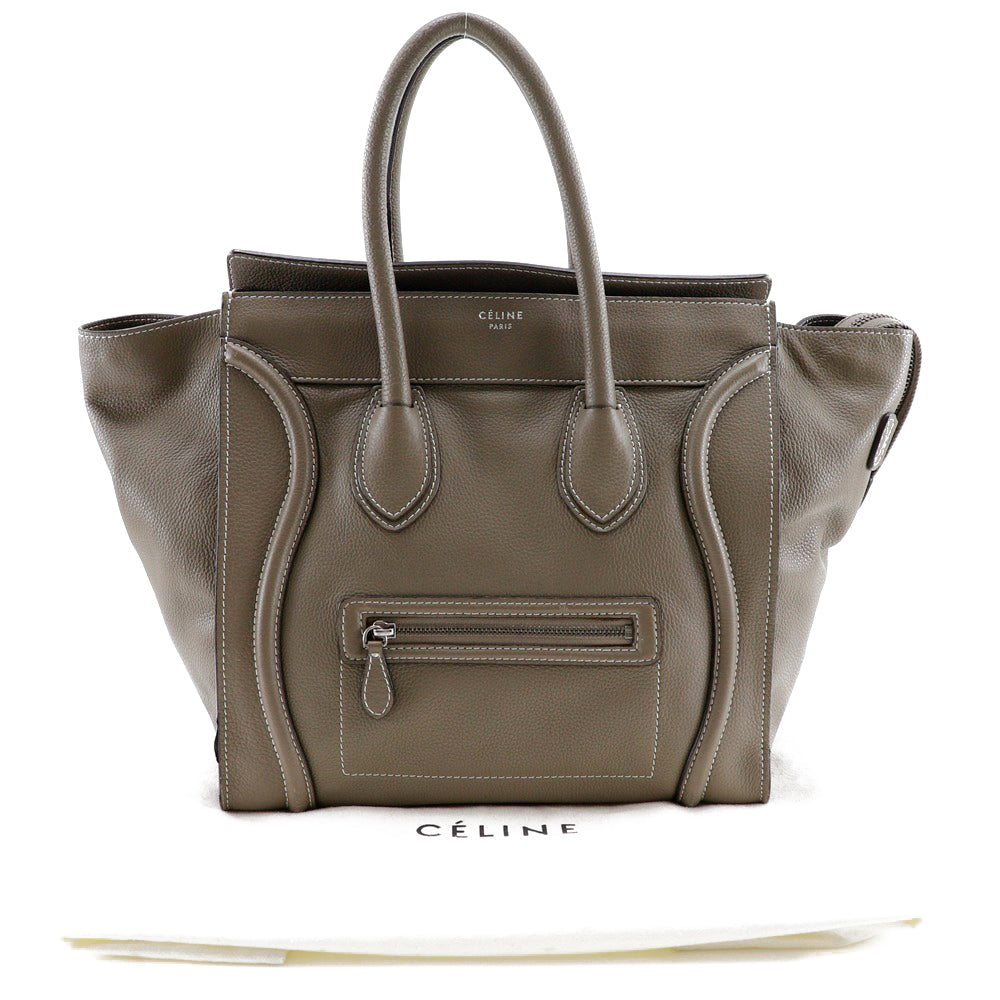 Celine Luggage Mini Leather Tote Bag