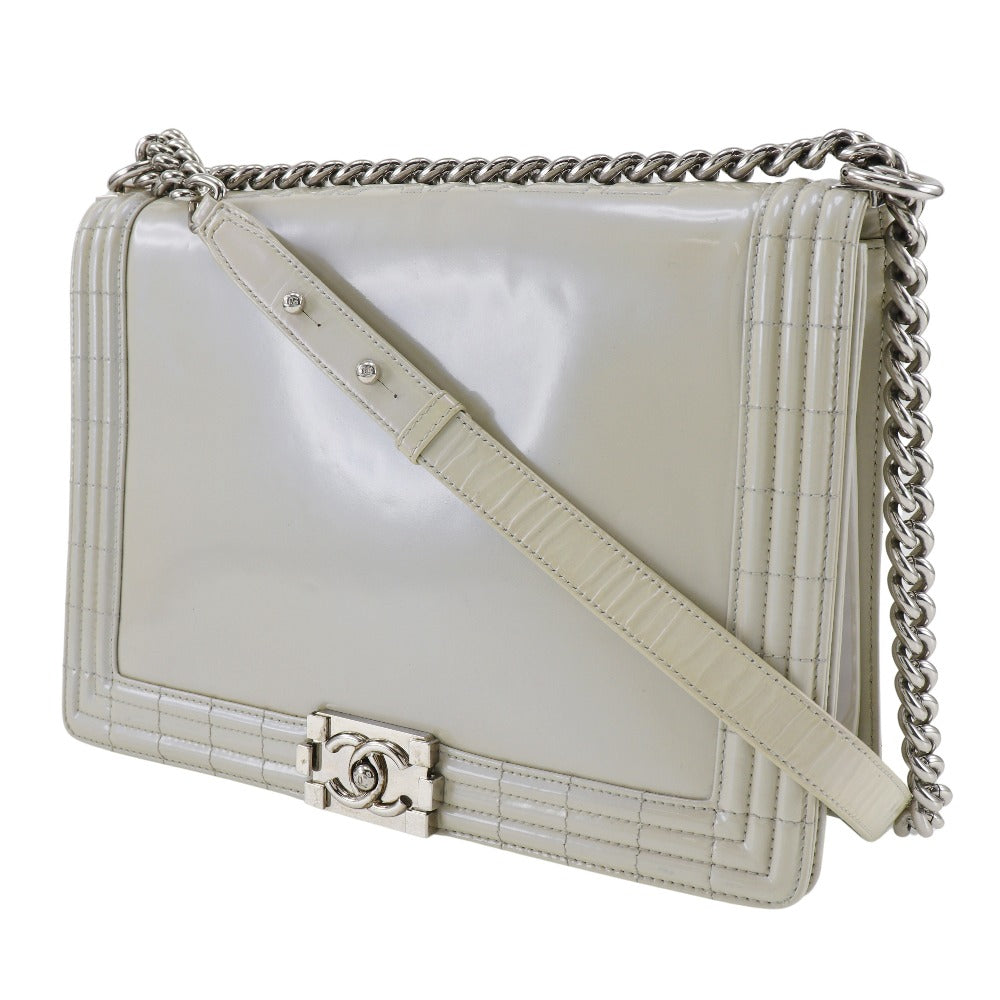 Chanel Chain Shoulder Bag Boy Chanel Enamel