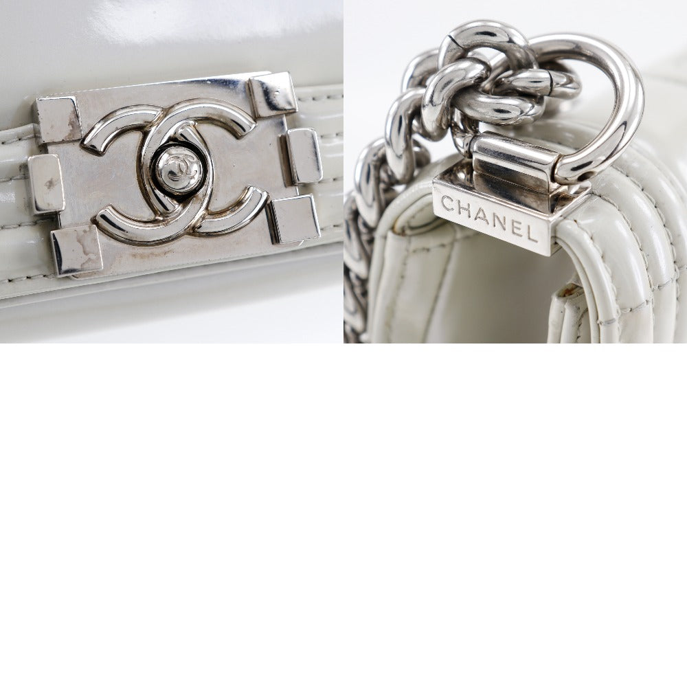 Chanel Chain Shoulder Bag Boy Chanel Enamel