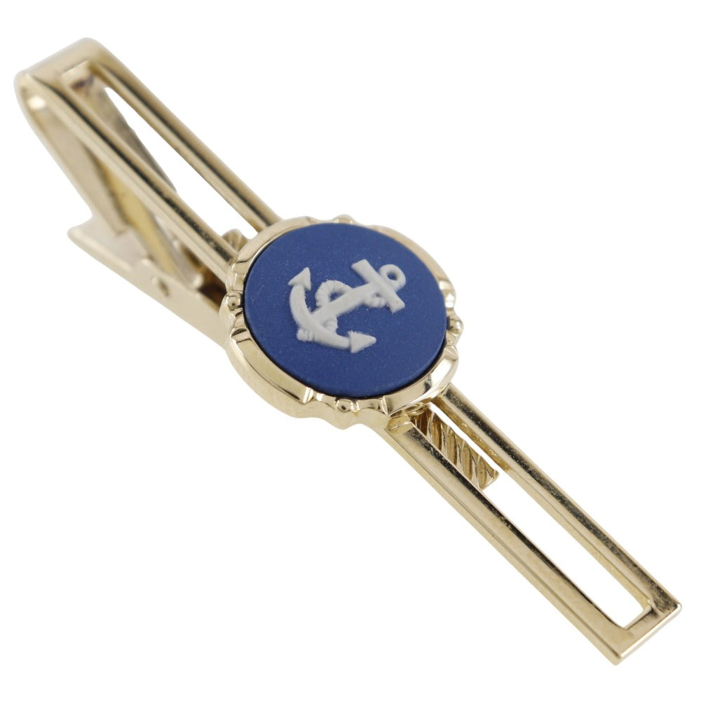 Wedgewood Gold Plated Tie Pin Cufflinks