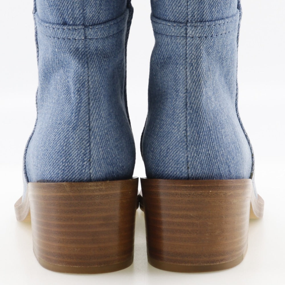 Chanel Denim Short Boots G30181