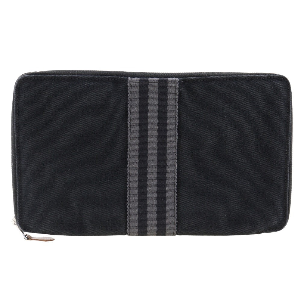 Hermes Cotton Fooltooth Purse GM Wallet