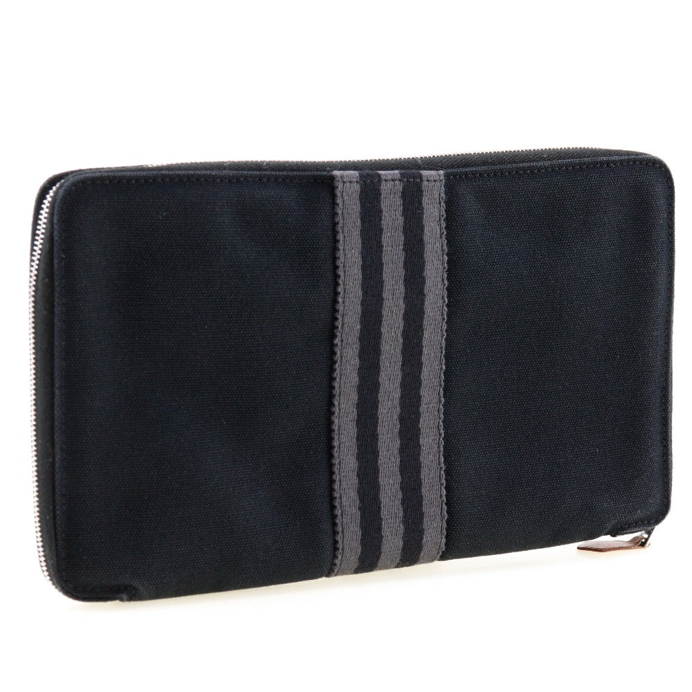 Hermes Cotton Fooltooth Purse GM Wallet