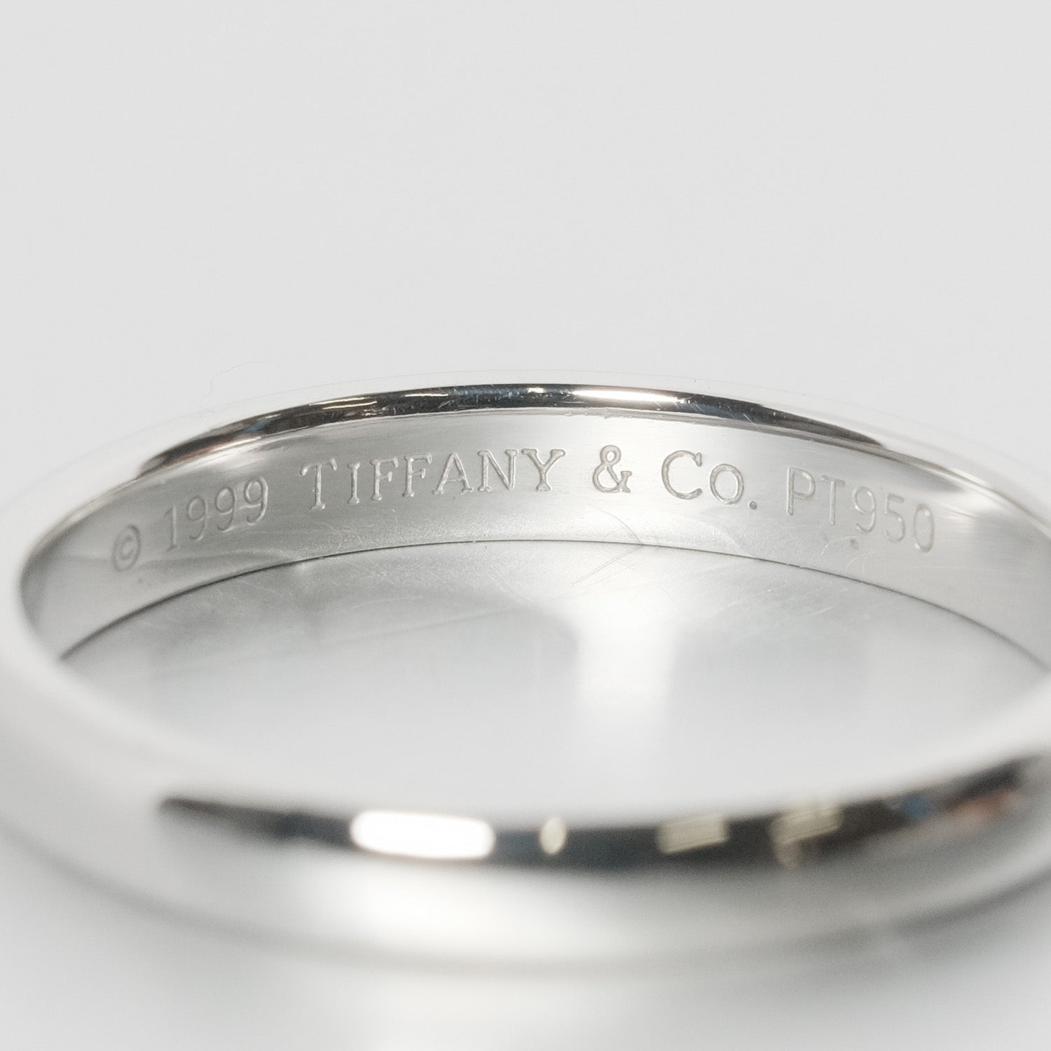 Tiffany & Co Platinum Forever Wedding Ring  Metal Ring in Great Condition