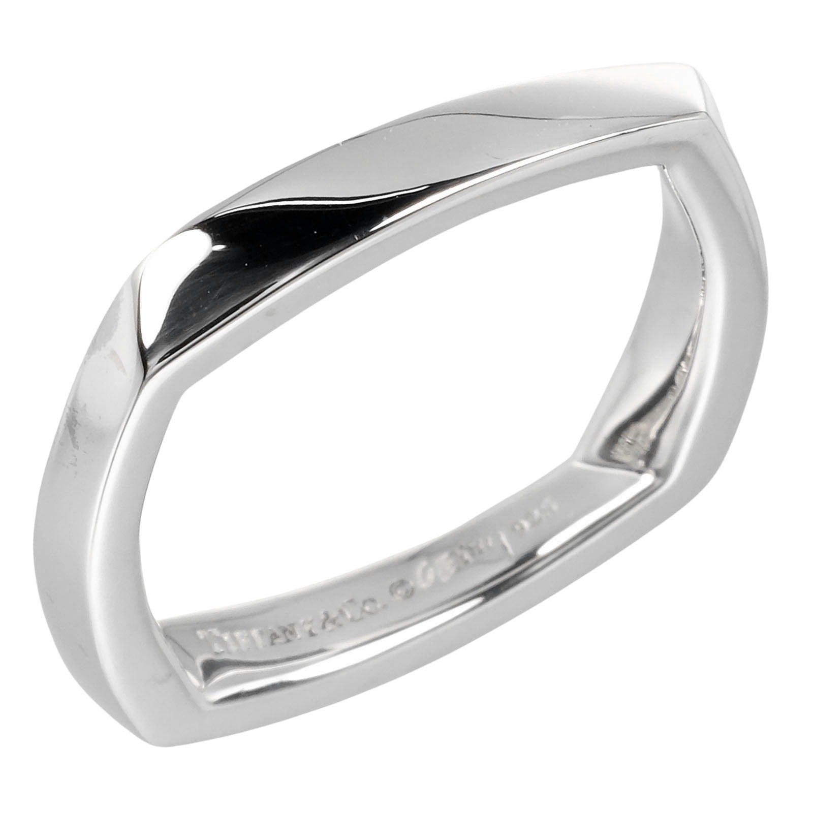 Tiffany & Co Silver 925 Torque Frank Gehry Ring