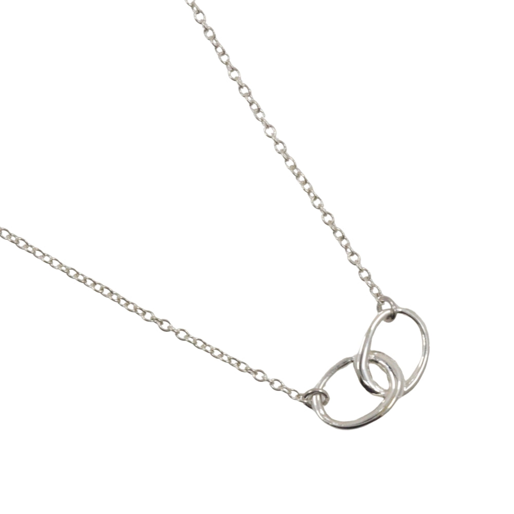 Tiffany & Co Silver 925 Double Loop Necklace