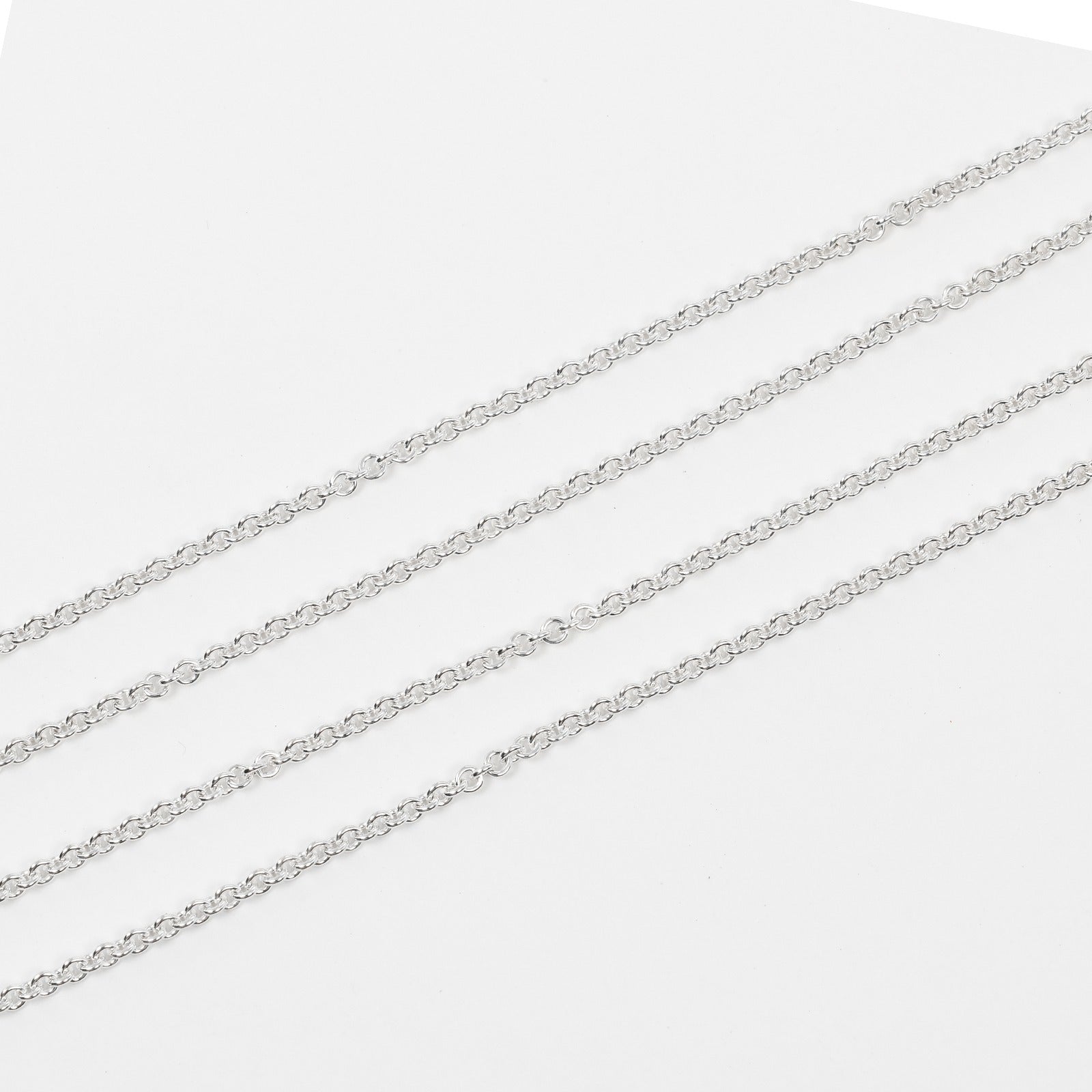 Tiffany & Co Infinity Double Chain Necklace Silver 925